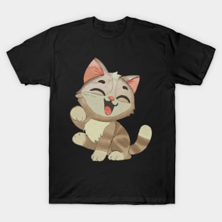 Happy smiling kitty T-Shirt